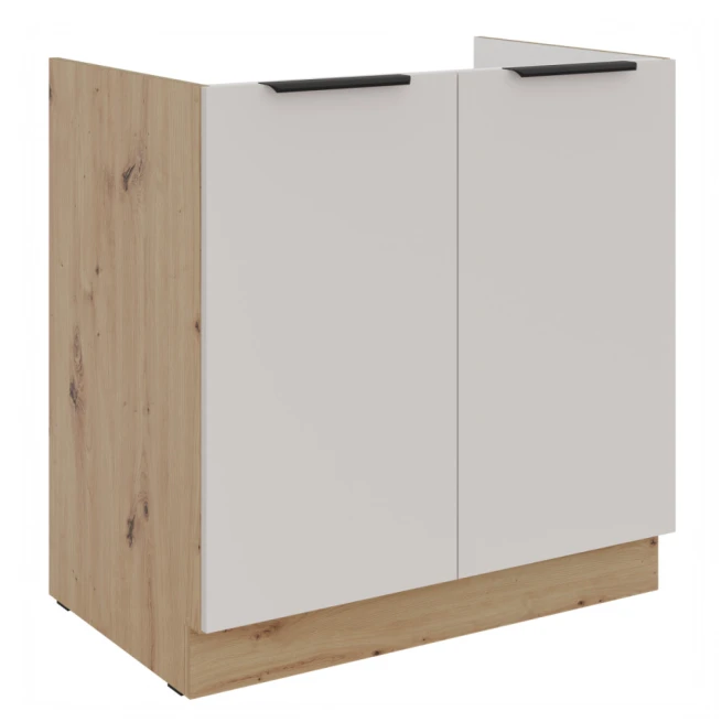 Kuchyňská skříňka Selva 80 ZL 2F dub artisan/kašmír