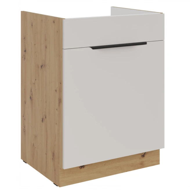 Kuchyňská skříňka Selva 60 ZL 1S dub artisan/kašmír