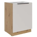 Kuchyňská skříňka Selva 60 D 1F dub artisan/kašmír