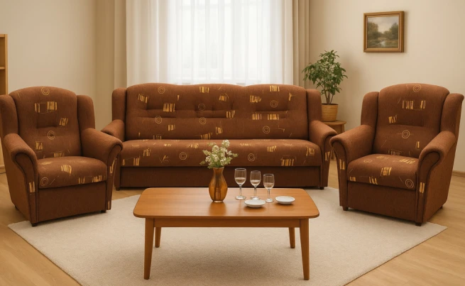 Sedací souprava Agáta 3f+1+1 Opus 132