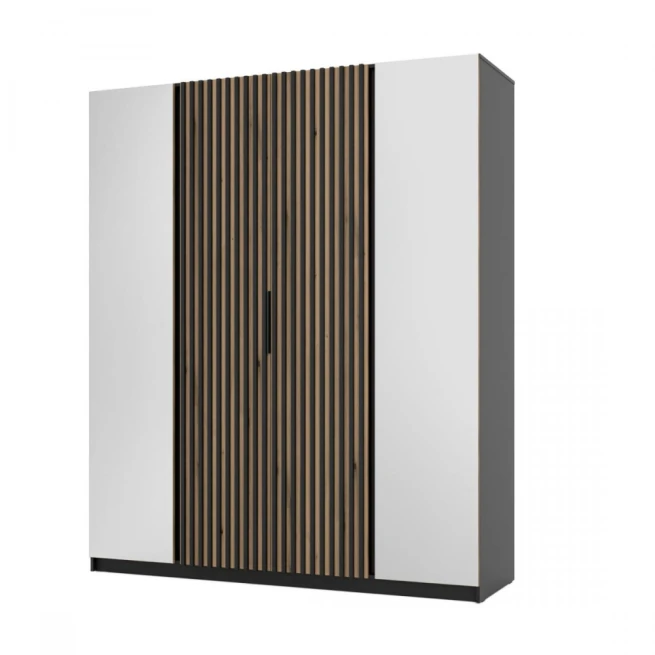 Skříň Keny XIV - černá/dub evoke