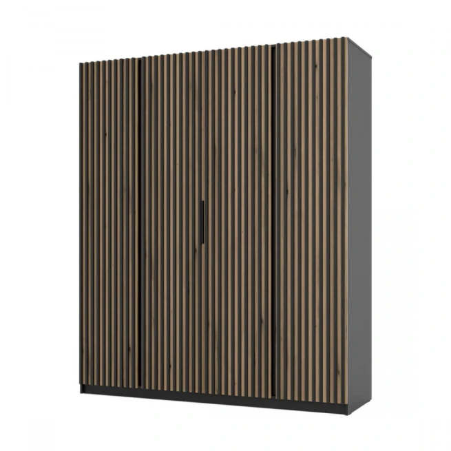 Skříň Keny XV - černá/dub evoke