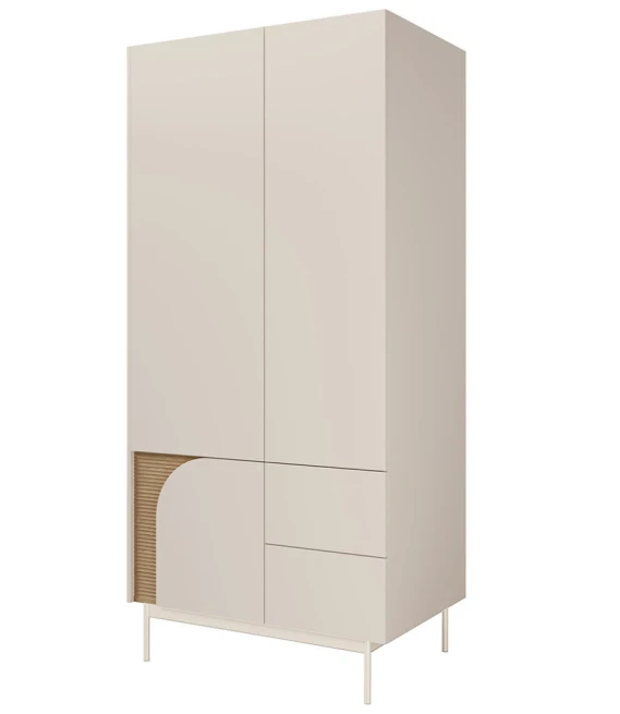 Skříň Carmina R1 macadamia/dub jarní