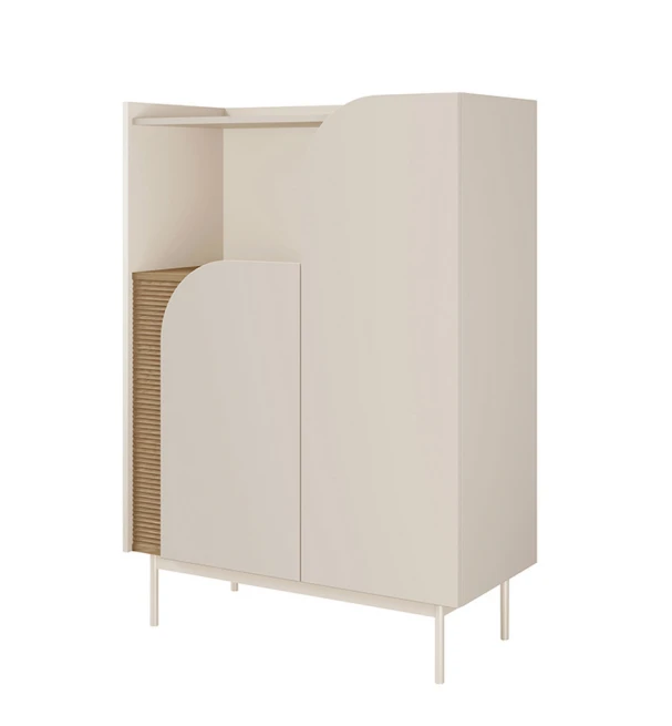 Knihovna Carmina R5 macadamia/dub jarní