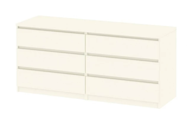 Komoda Simplicity 296 woodgrain bílá
