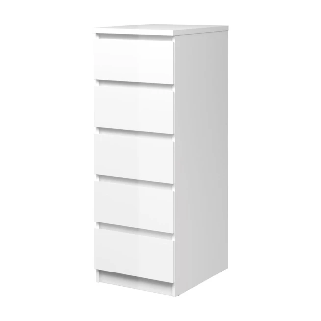 Komoda Simplicity 233 bílý lesk