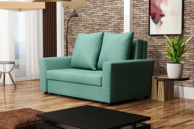 Rozkládací křeslo Elis světle zelené