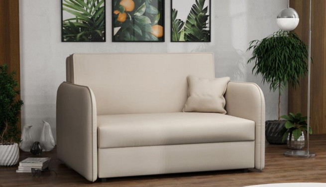 Rozkládací křeslo Vivian Loft II Mono béžová