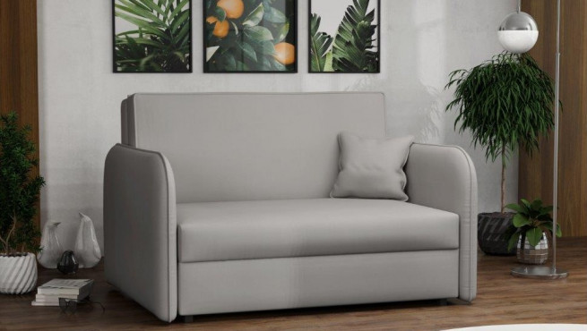 Rozkládací křeslo Vivian Loft II Mono světle šedá
