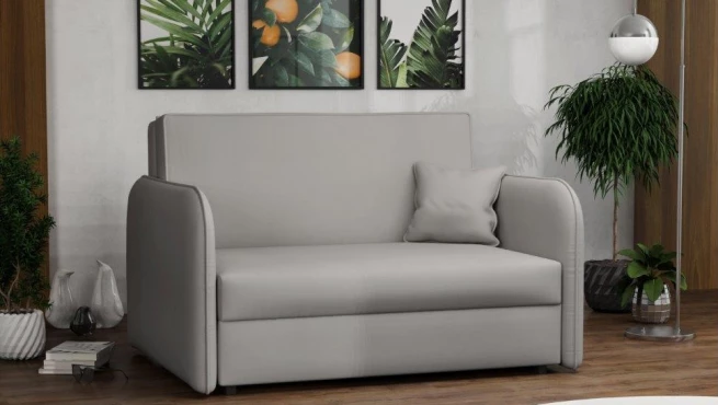 Rozkládací křeslo Vivian Loft II Mono světle šedá