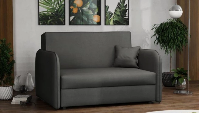 Rozkládací křeslo Vivian Loft II Mono tmavě šedá
