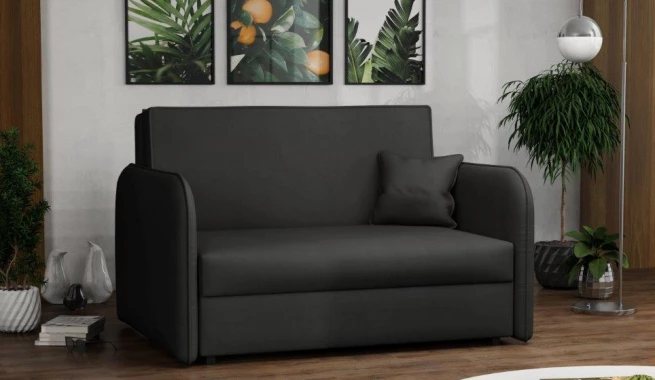 Rozkládací křeslo Vivian Loft II Mono černá