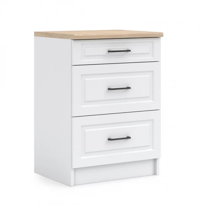 Kuchyňská skříňka Irma SZ40-3SZ bílá MAT