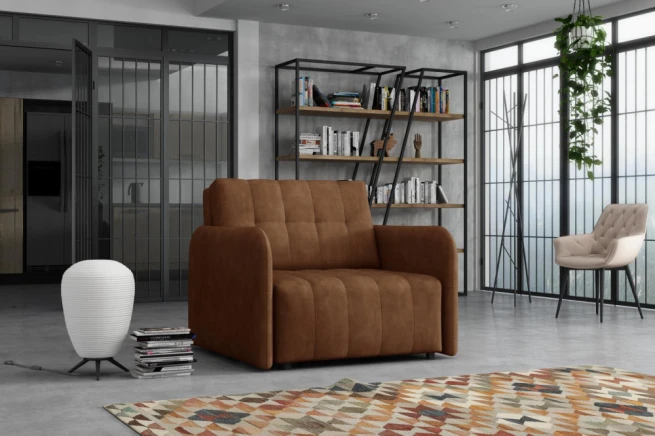 Rozkládací křeslo Vivian Grand I Country hnědá