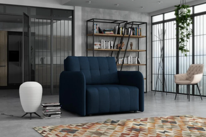 Rozkládací křeslo Vivian Grand I Kronos tm.modrá