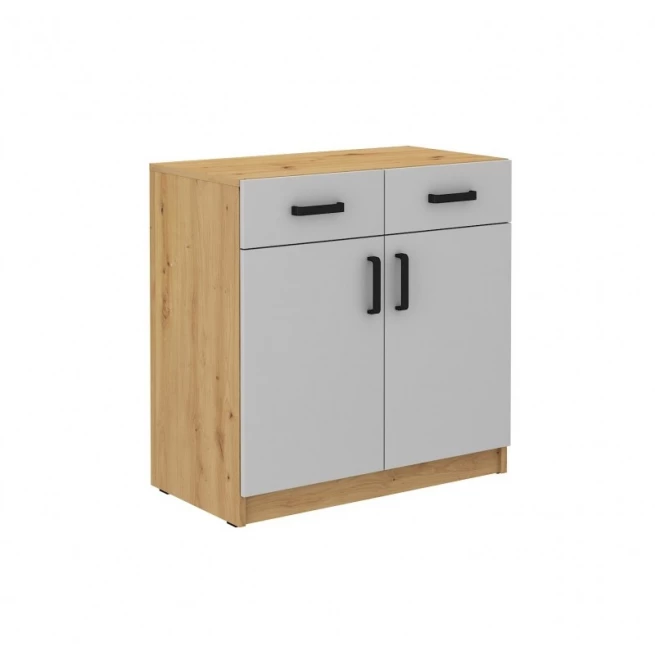 Skříňka Matylda 105 spodní sv.šedá/dub artisan
