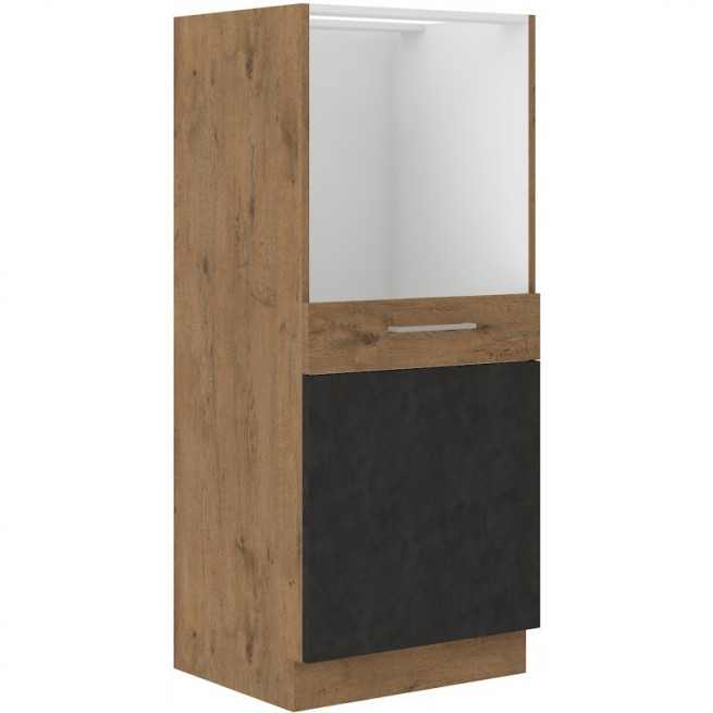 Kuchyňská skříň Vega na vestavenou troubu 60 DP 145 1F BB matera mat / dub lancelot