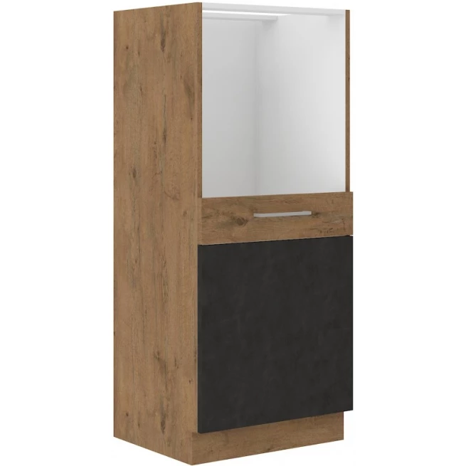 Kuchyňská skříň Vega na vestavenou troubu 60 DP 145 1F BB matera mat / dub lancelot