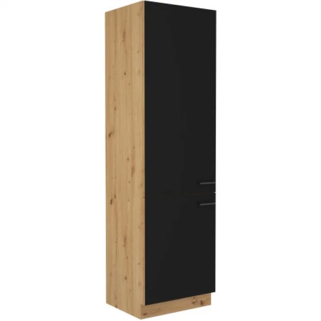 Kuchyňská skříňka Molly 60 DK 210 2F černá / dub artisan