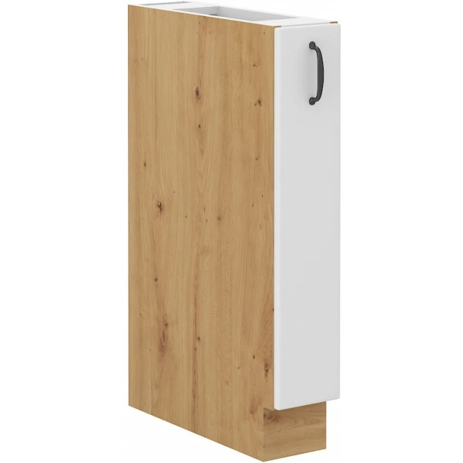 Kuchyňská skříňka Stipe 15 D CARGO BB bílá / dub artisan