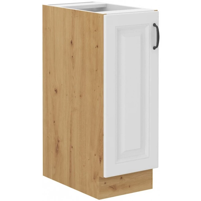 Kuchyňská skříňka Stipe 30 D CARGO BB bílá / dub artisan