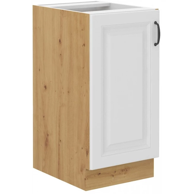 Kuchyňská skříňka Stipe 40 D 1F BB bílá / dub artisan