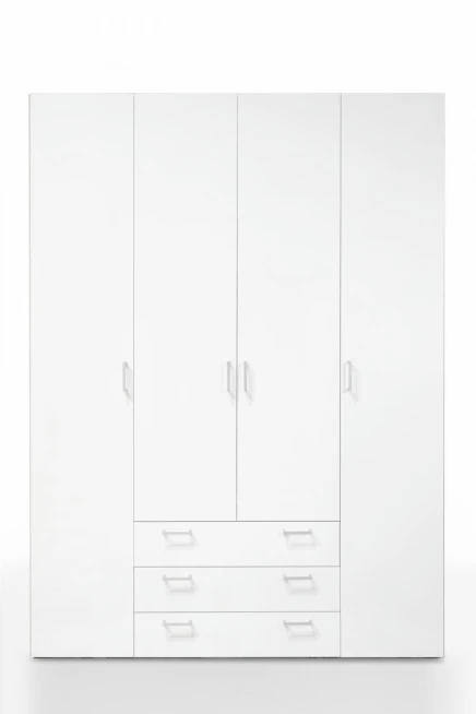 Skříň Sid 4d3s bílá