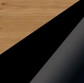 Dub Artisan/Černý lesk +425 Kč