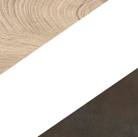 Dub Endgrain/Bílá/Granada hnědá