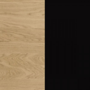 Přírodní dub/černá