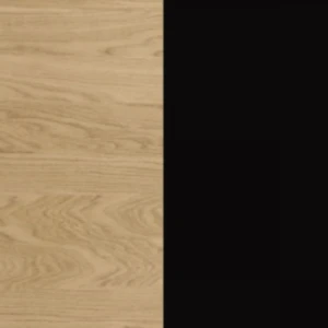 Přírodní dub/černá