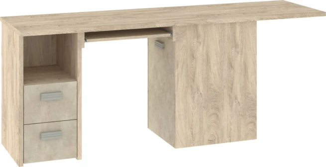Psací stůl rohový Kitty (s kontejnerem) 02