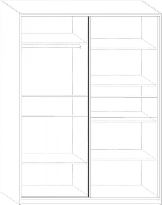 Šatní skříň Puerto 160