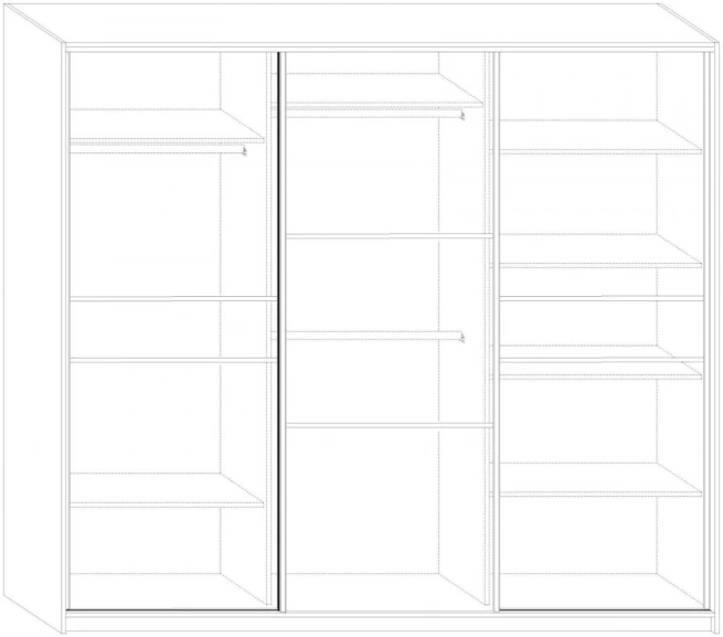 Šatní skříň Puerto 240