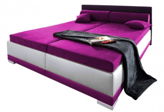 Nadrozměrná postel Modul 230x220 cm s úložným prostorem 1500 barev