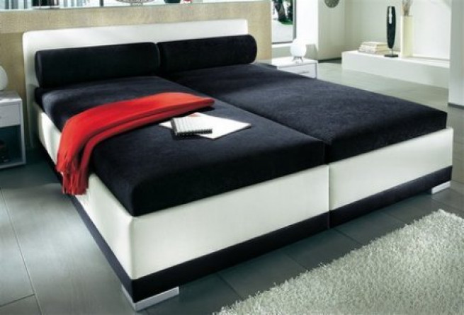 Nadrozměrná postel Modul 240x200cm s úložným prostorem 1500 barev