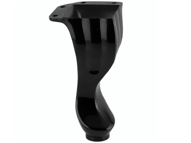 9 - Kovové černé lesklé 14 cm vysoké
