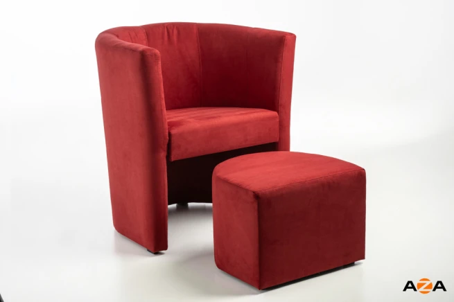 Klubové křeslo Cuba - červené