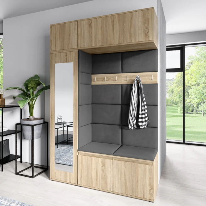 Předsíňová stěna Emi 21 - dub sonoma