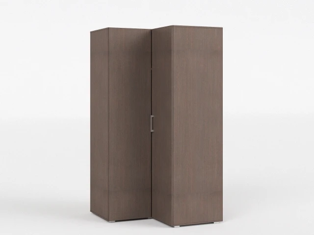 Rohové šatní skříně