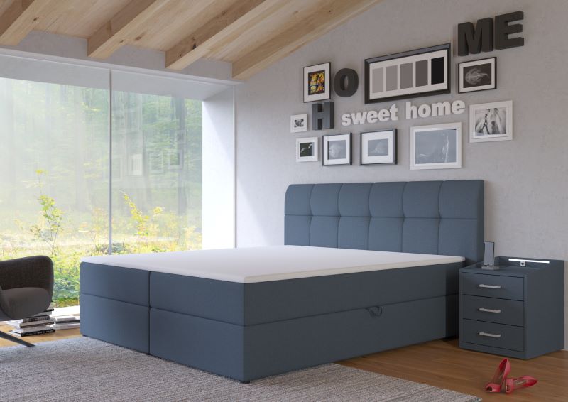 boxspring postel